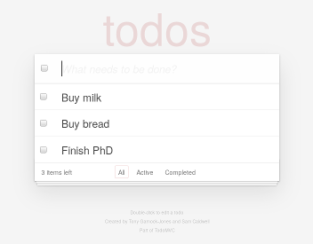 TodoMVC Example