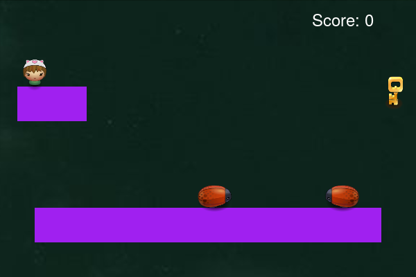 Screenshot of 2D platform game